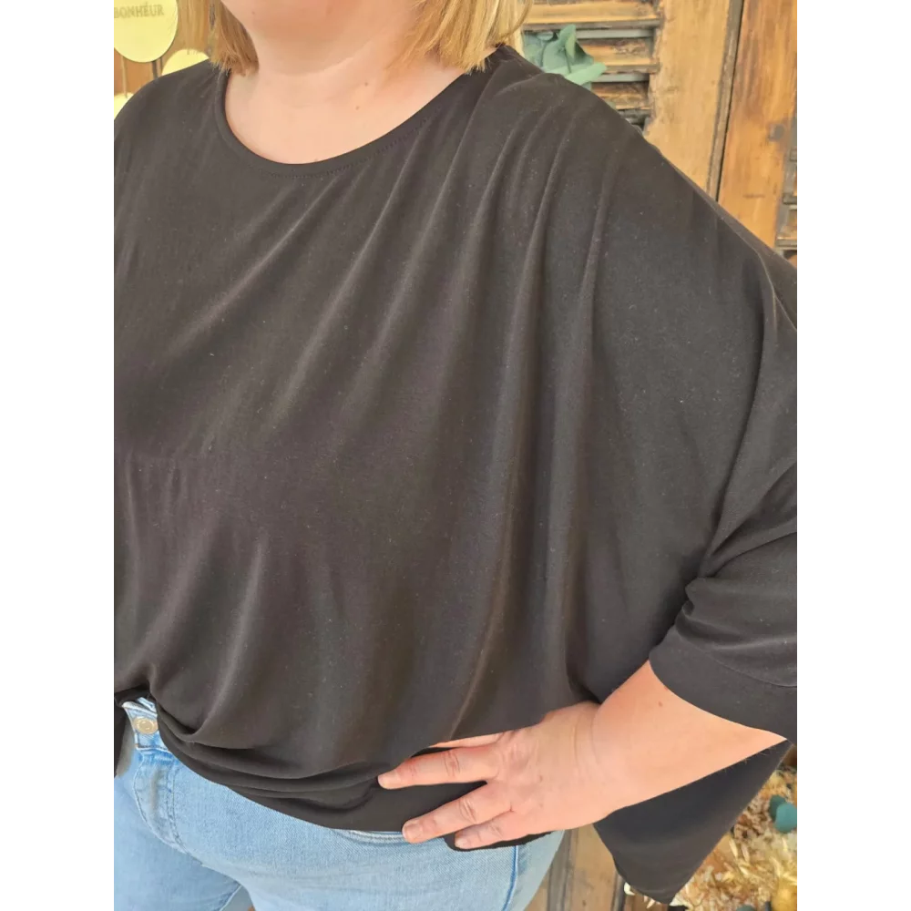 Blouse Nolwenn oversize noir