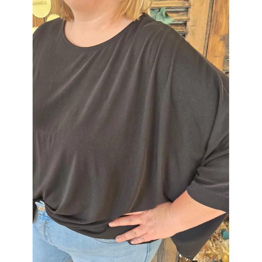 Blouse Nolwenn oversize noir