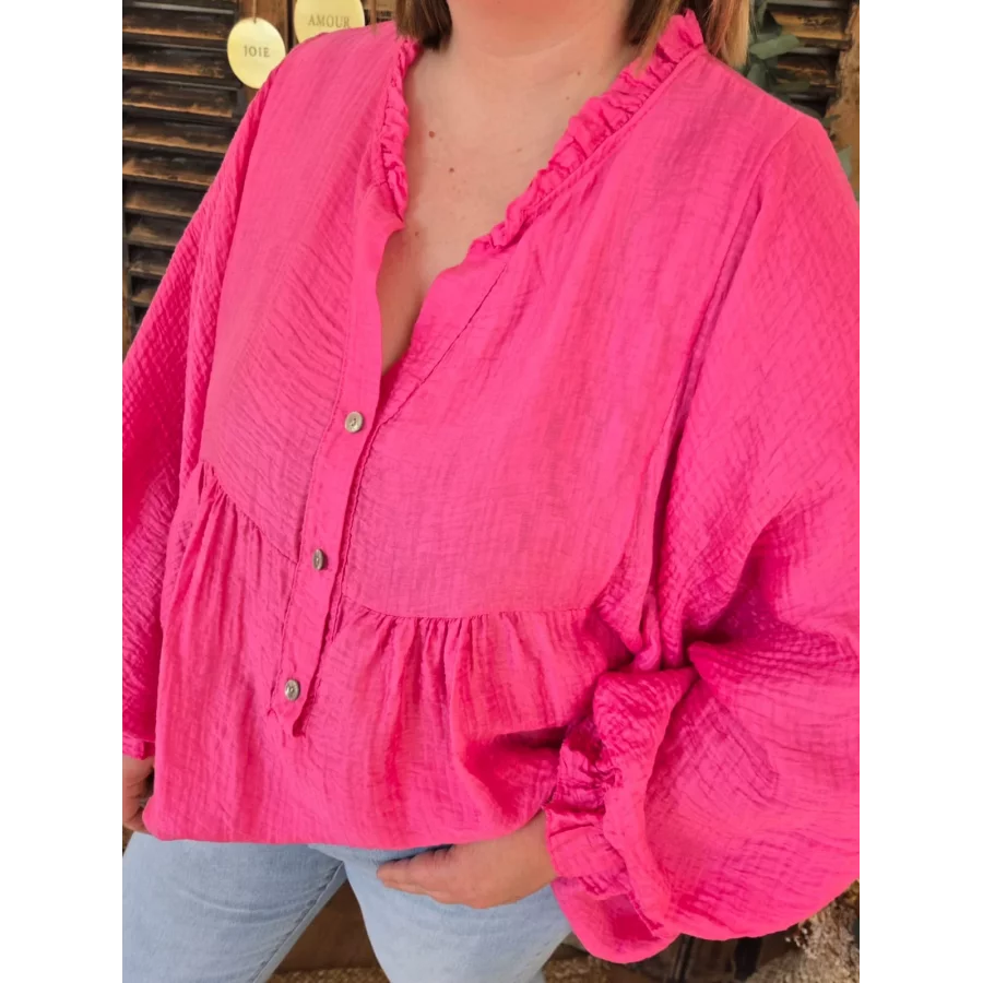 Blouse Melina fuchsia