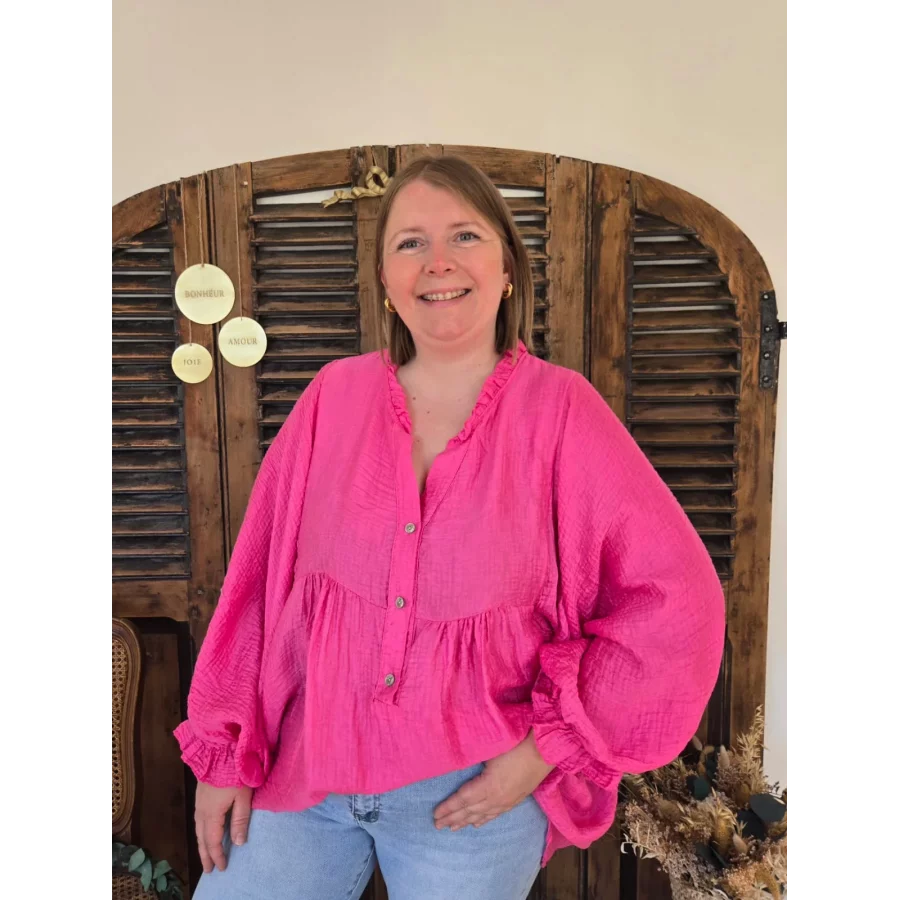 Blouse Melina fuchsia