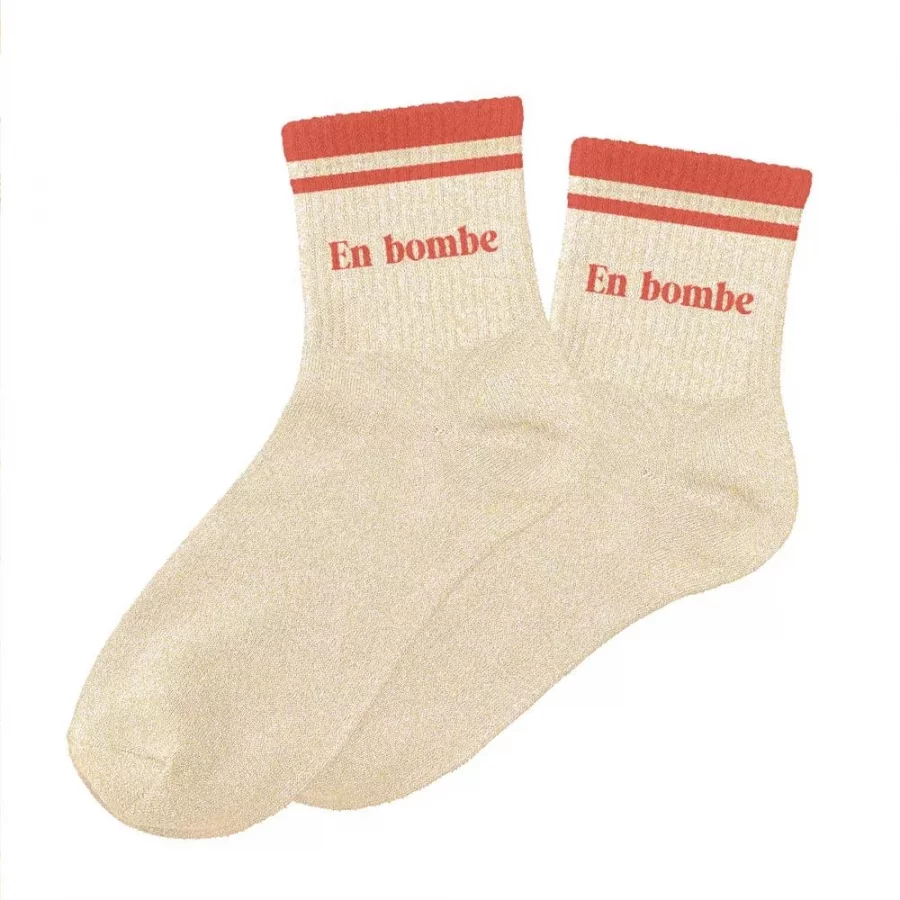 Chaussettes à paillettes sport En Bombe