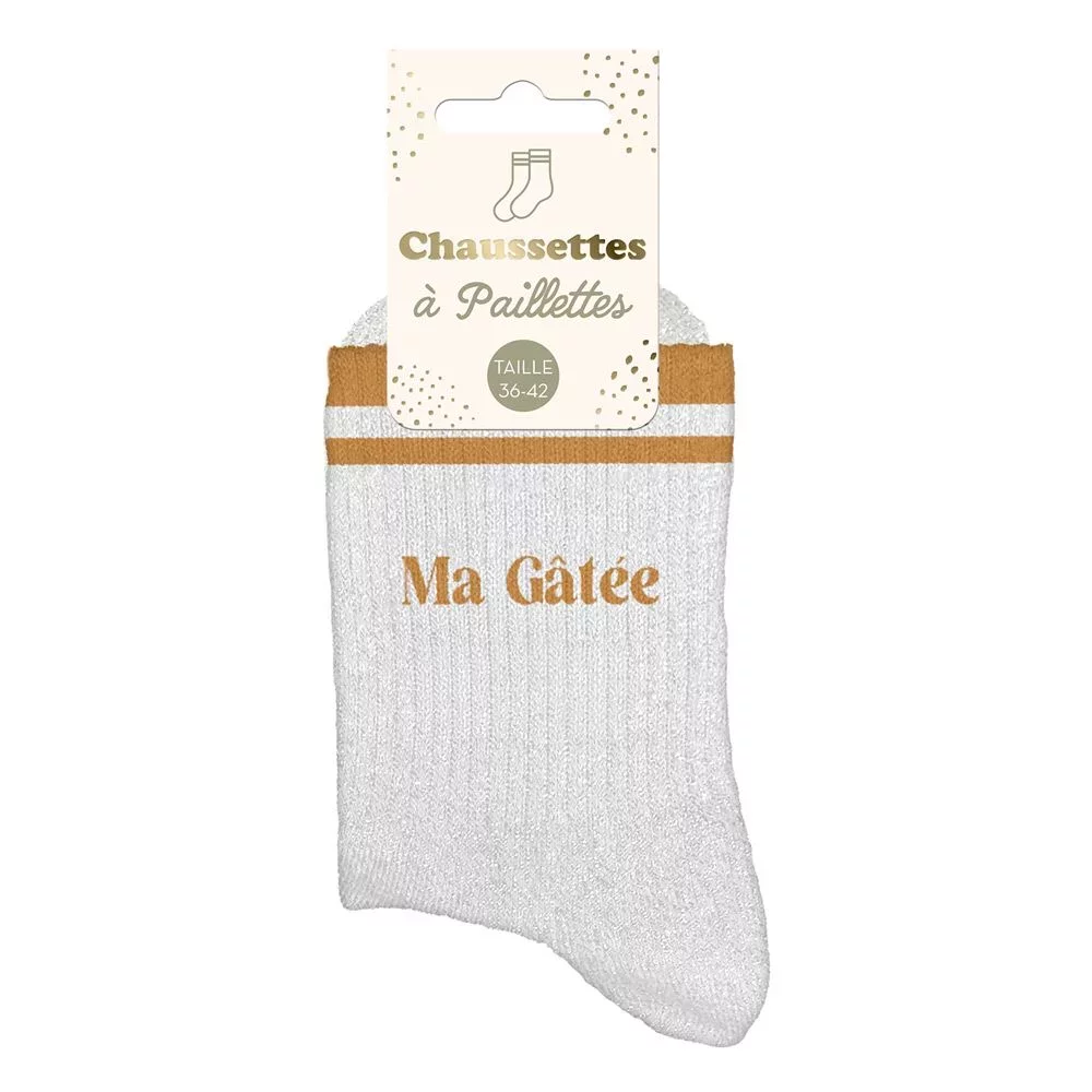 Chaussettes à paillettes sport Ma Gatée
