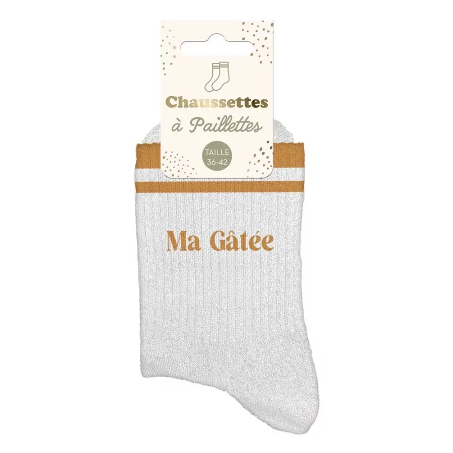 Chaussettes à paillettes sport Ma Gatée