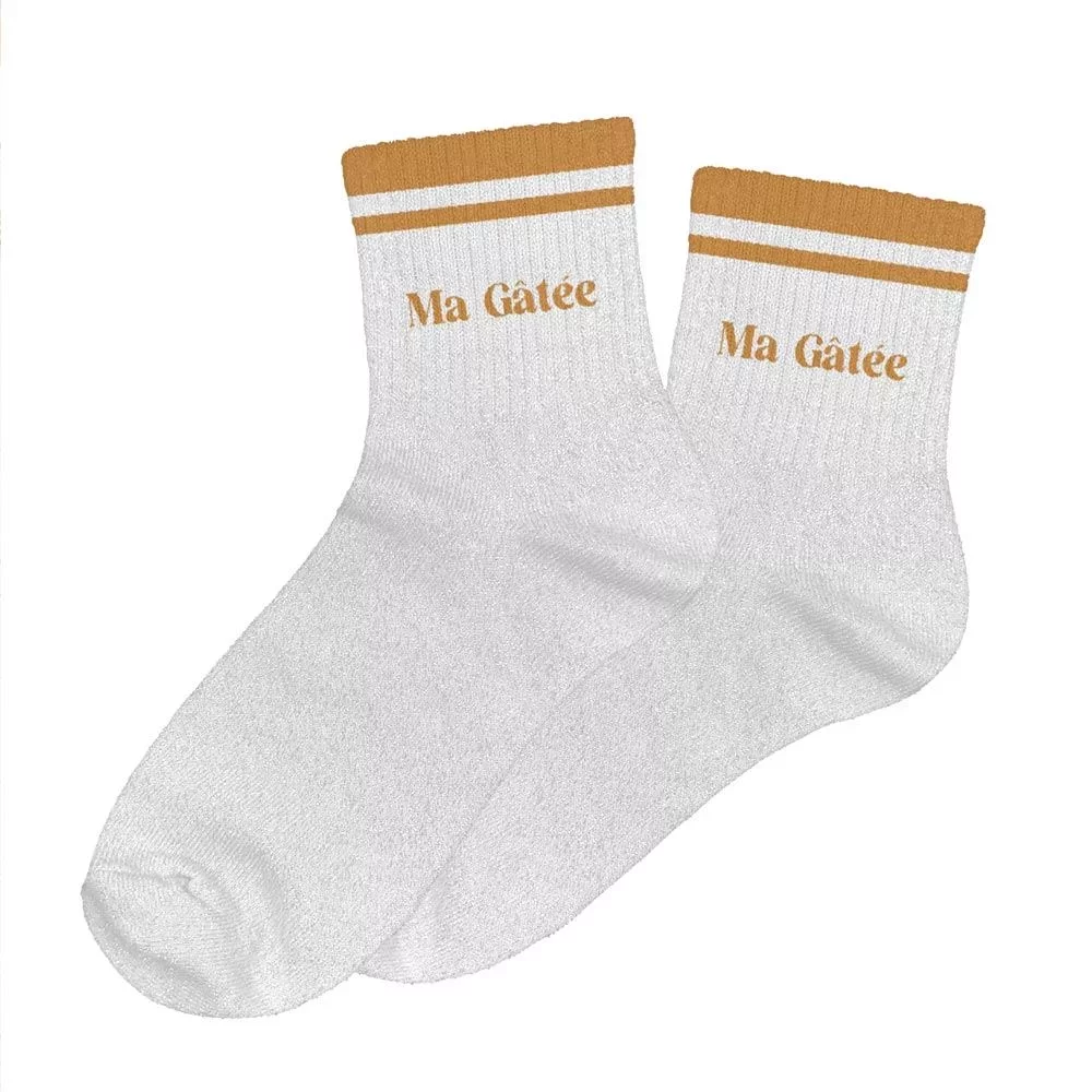 Chaussettes à paillettes sport Ma Gatée