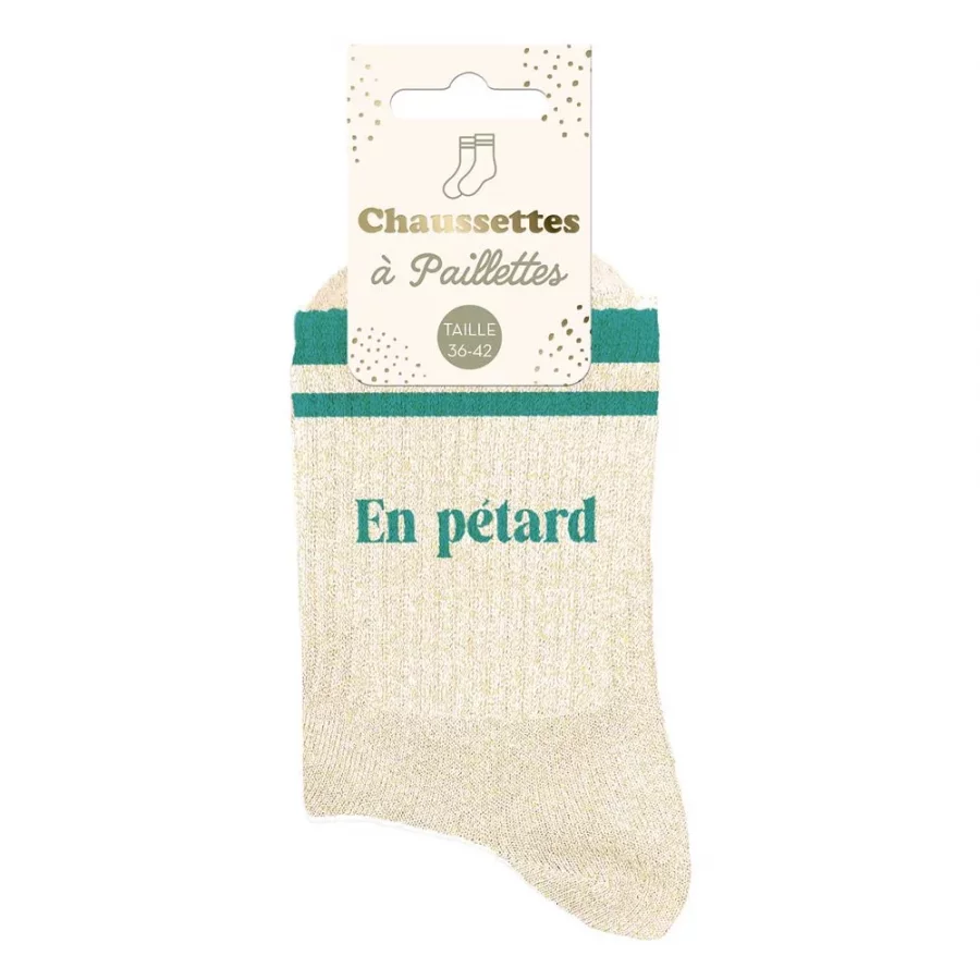 Chaussettes à paillettes sport En Petard