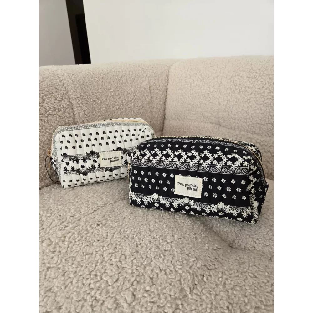 Trousse en tissu Pas parfaite juste Moi !