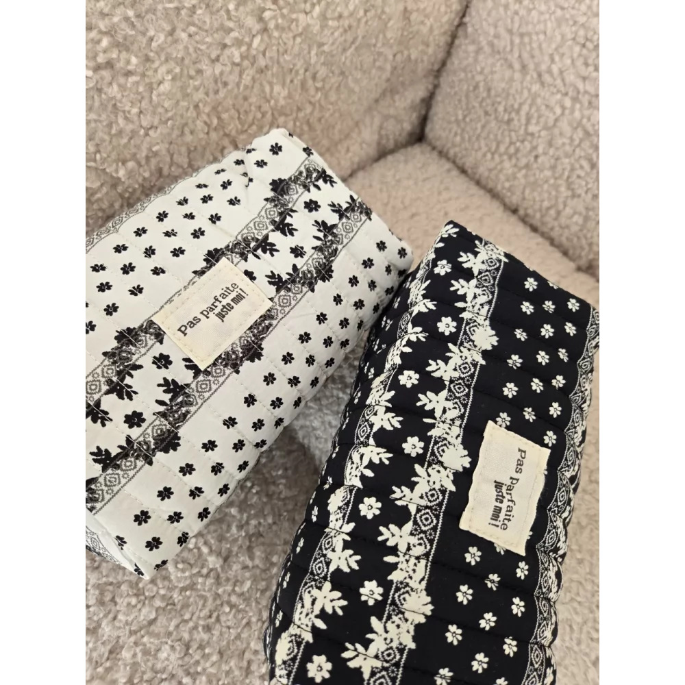 Trousse en tissu Pas parfaite juste Moi !