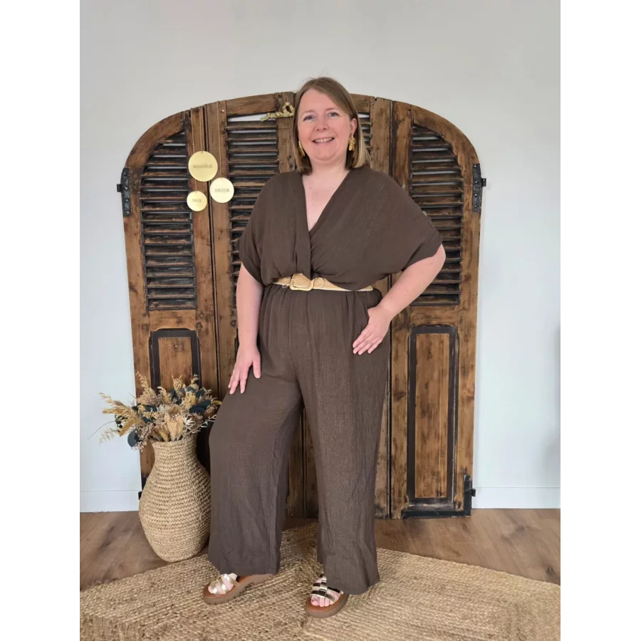 Combi Pantalon Josy choco