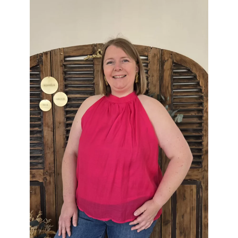 Blouse Zoé fuchsia