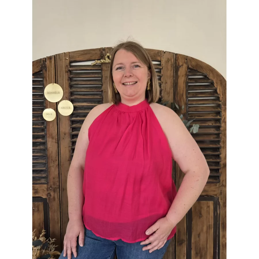 Blouse Zoé fuchsia