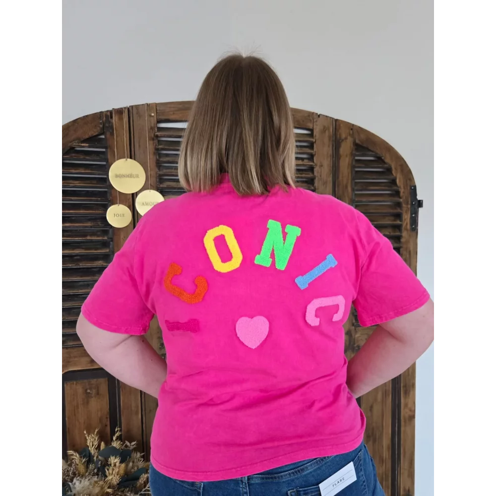 T-shirt ICONIC fuchsia