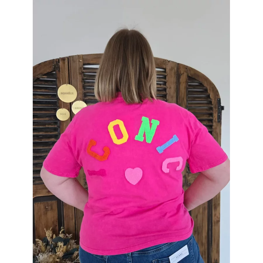T-shirt ICONIC fuchsia