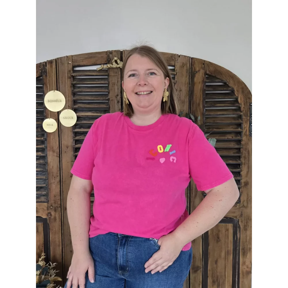 T-shirt ICONIC fuchsia
