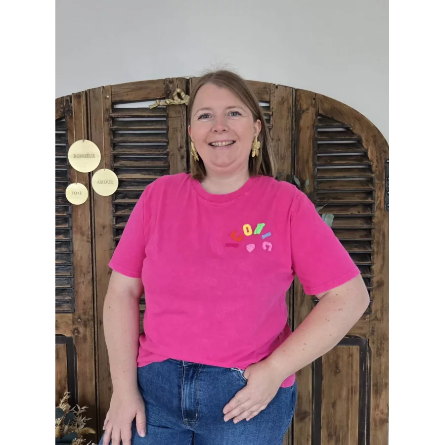 T-shirt ICONIC fuchsia