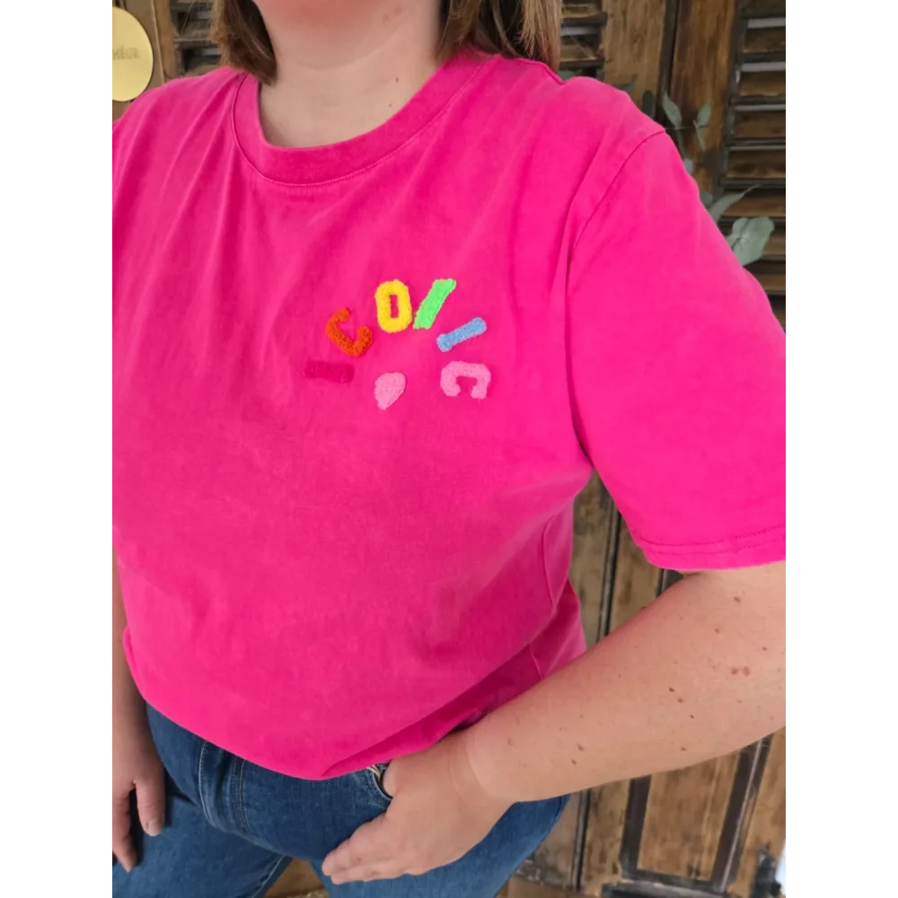 T-shirt ICONIC fuchsia