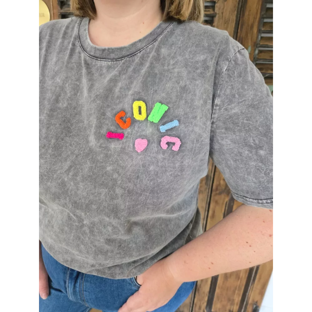 T-shirt ICONIC gris used