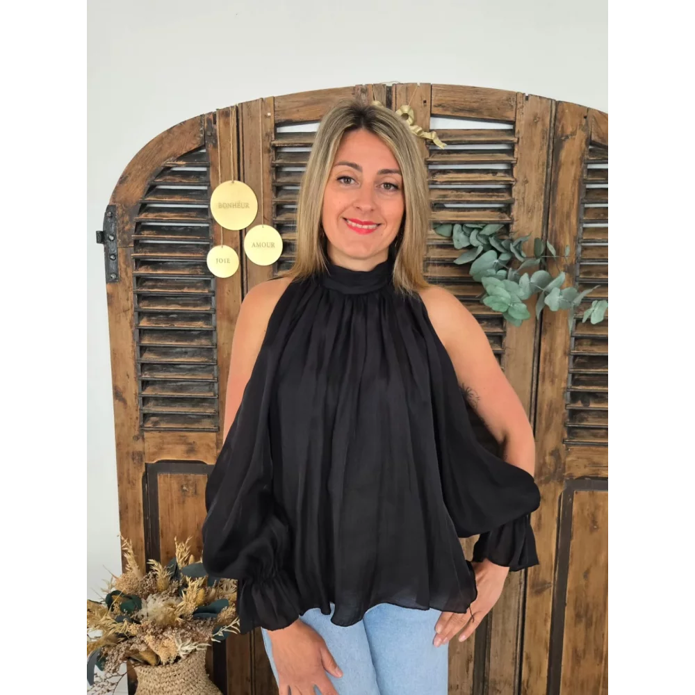 Blouse Odette noir