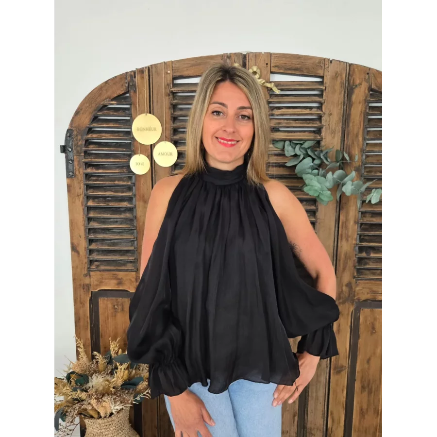 Blouse Odette noir