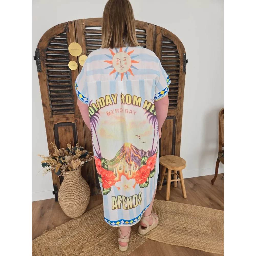 Robe chemise oversize Club de la plage