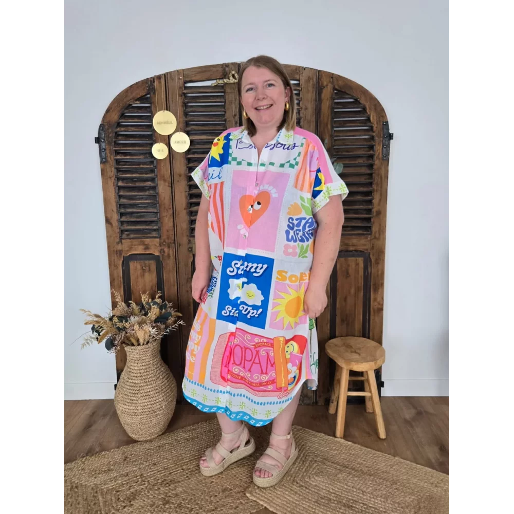 Robe chemise oversize Summer Holidays