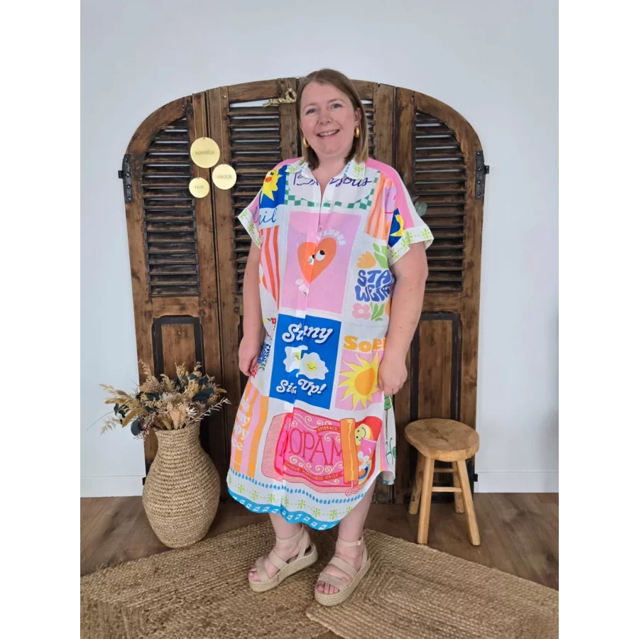 Robe chemise oversize Summer Holidays
