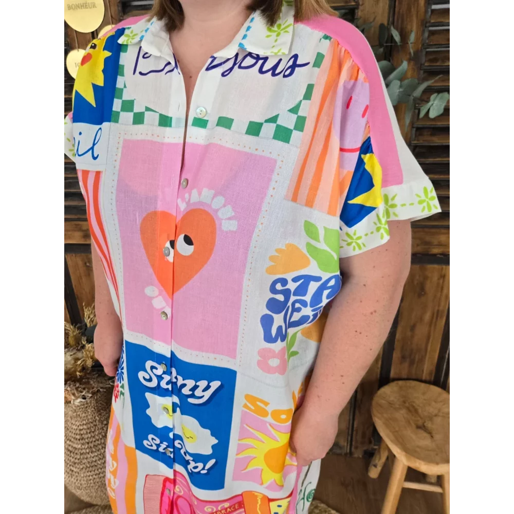 Robe chemise oversize Summer Holidays