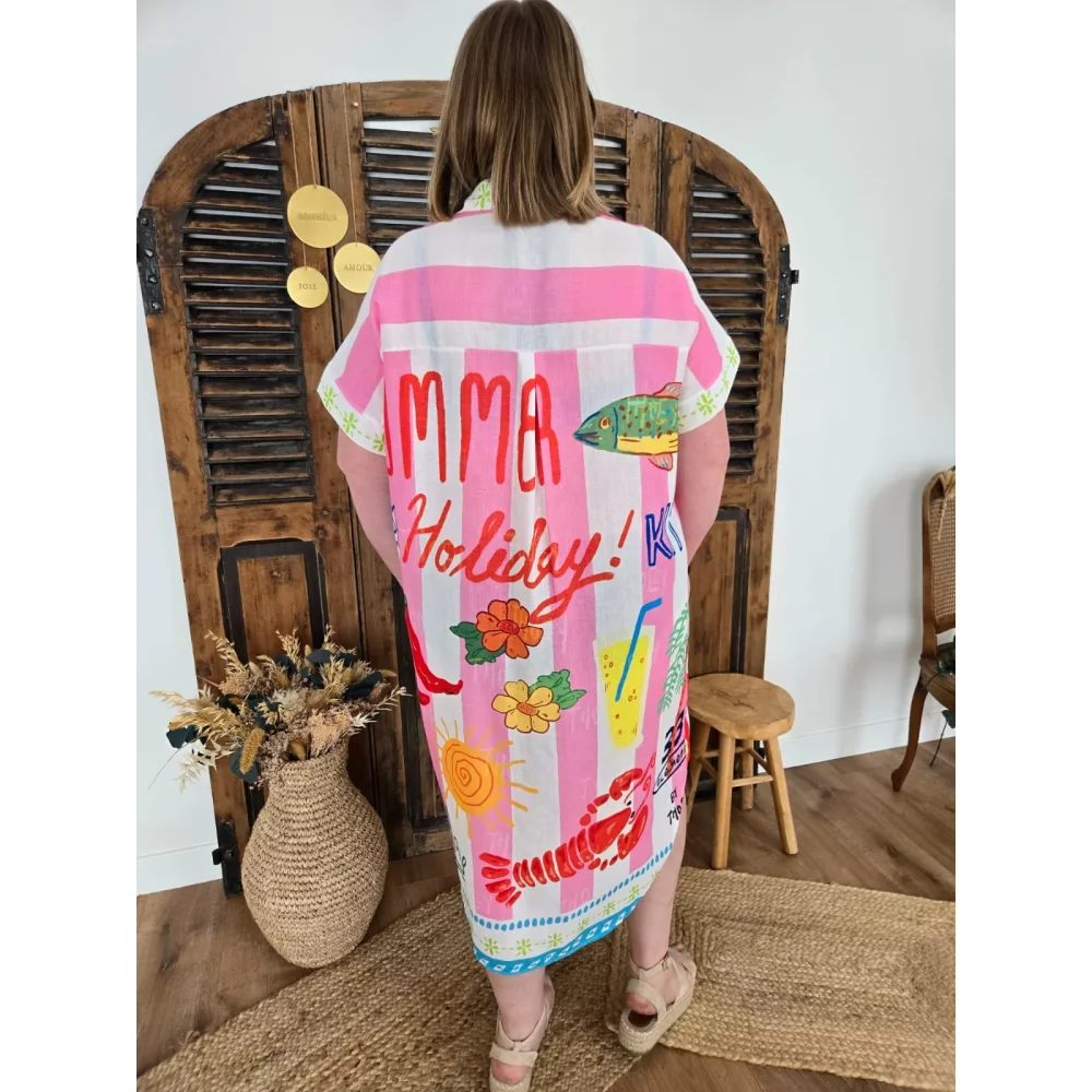 Robe chemise oversize Summer Holidays