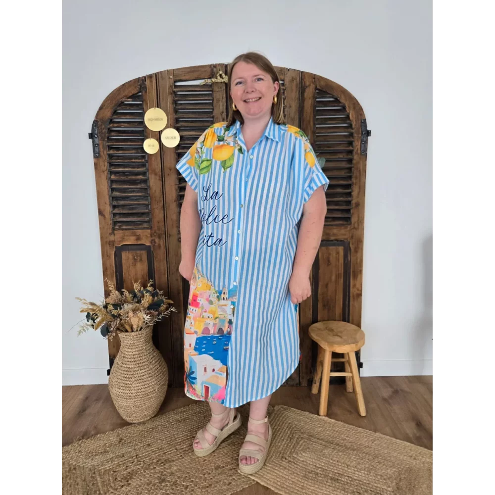 Robe chemise oversize Dolce Vita Italie