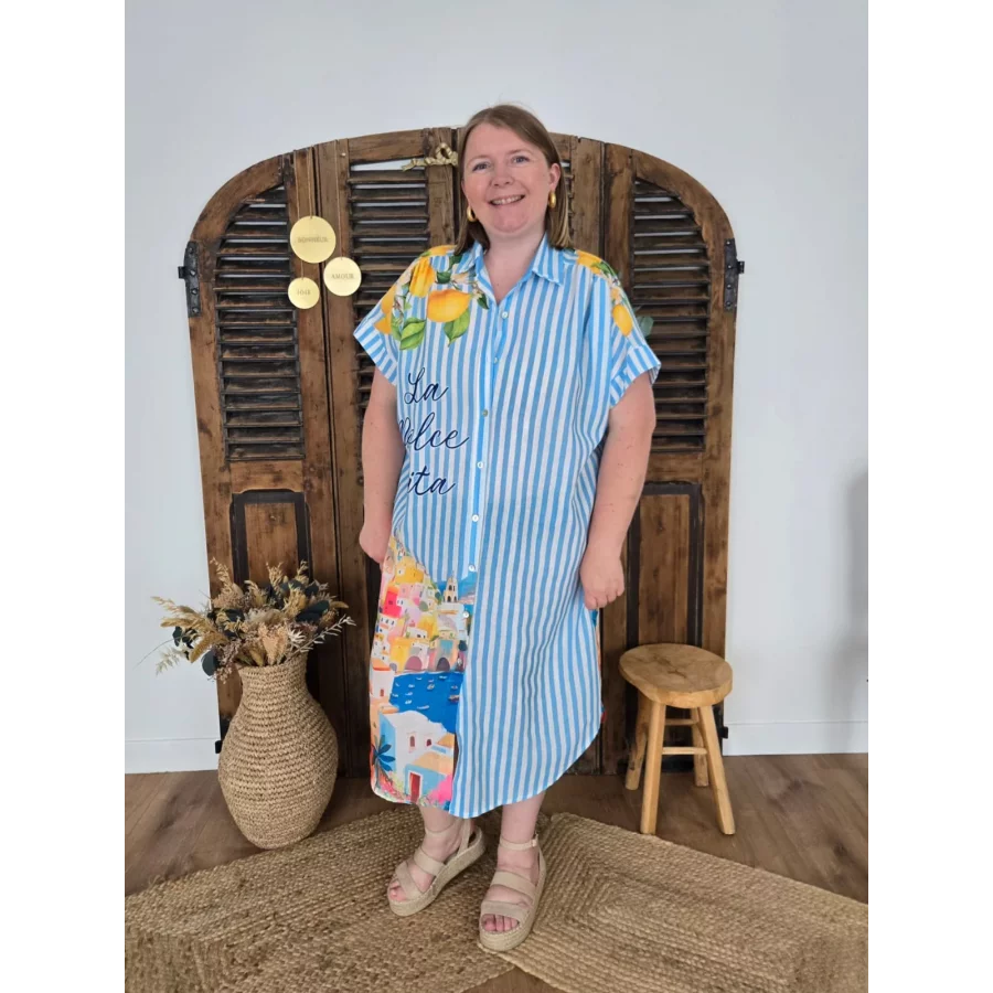 Robe chemise oversize Dolce Vita Italie