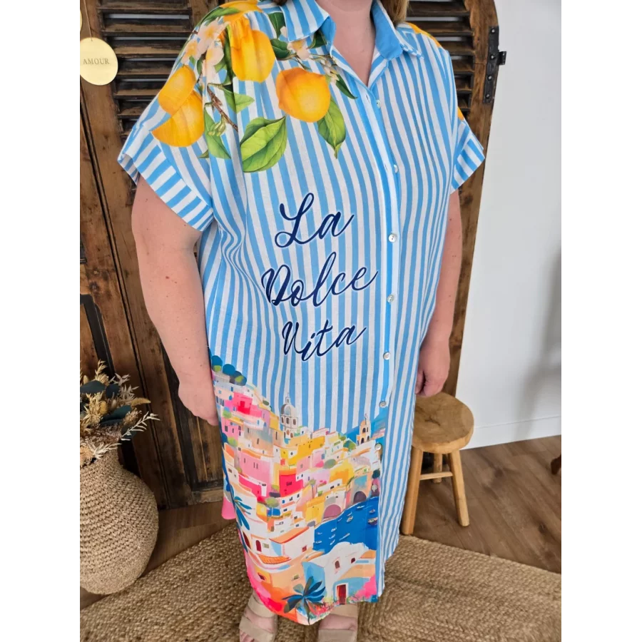Robe chemise oversize Dolce Vita Italie