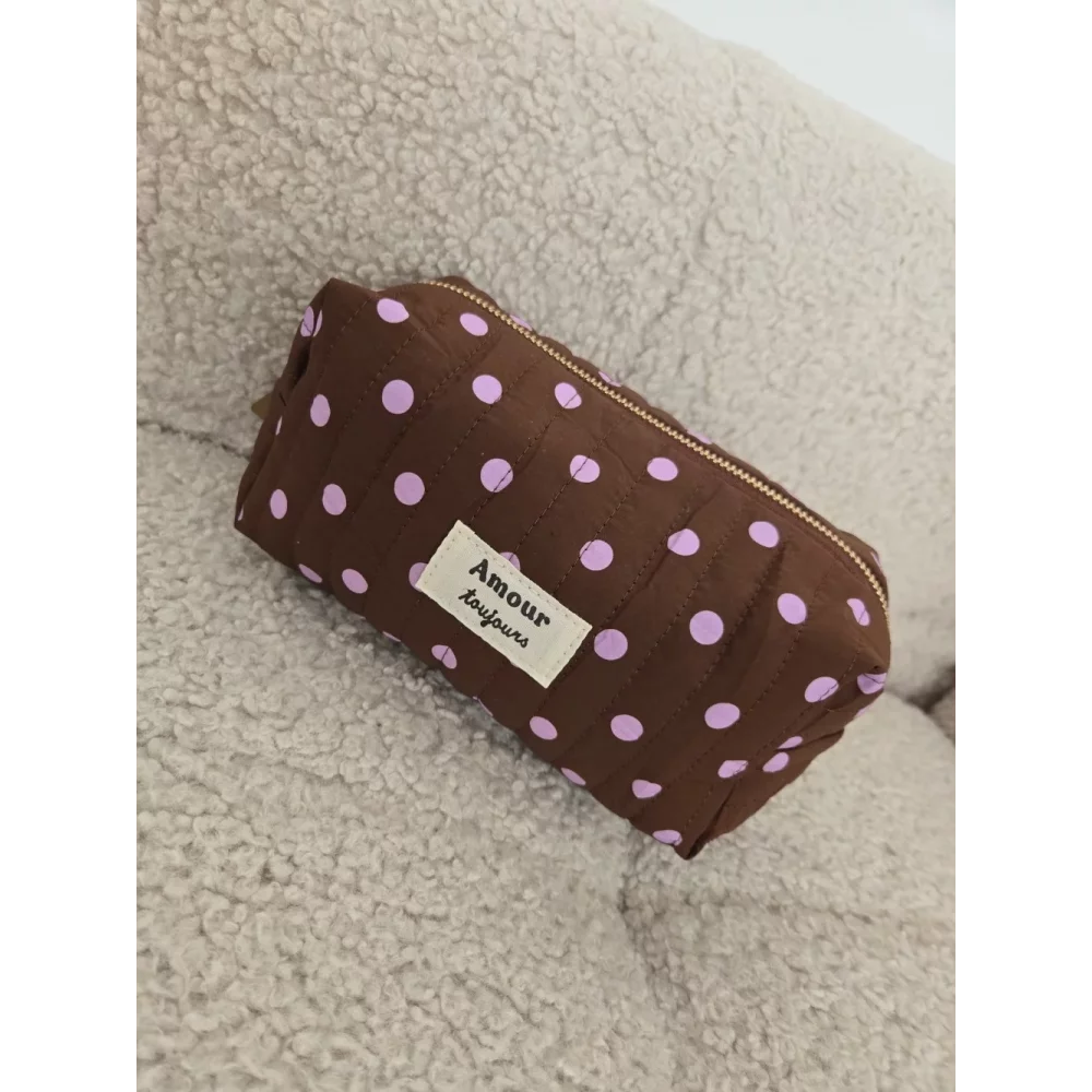 Trousse à pois Amour Toujours