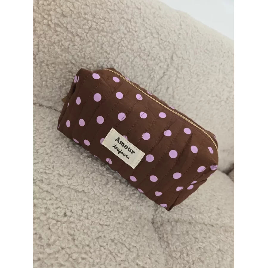 Trousse à pois Amour Toujours
