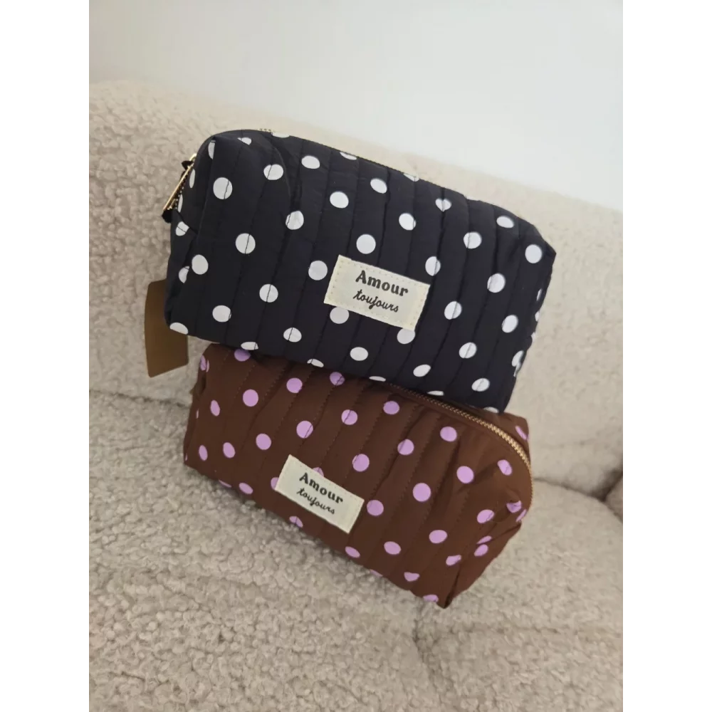 Trousse à pois Amour Toujours