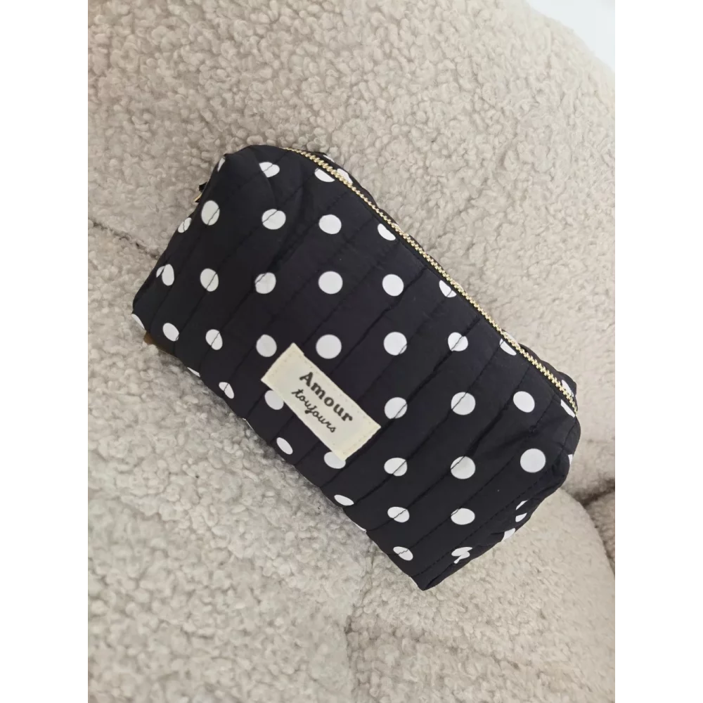 Trousse à pois Amour Toujours