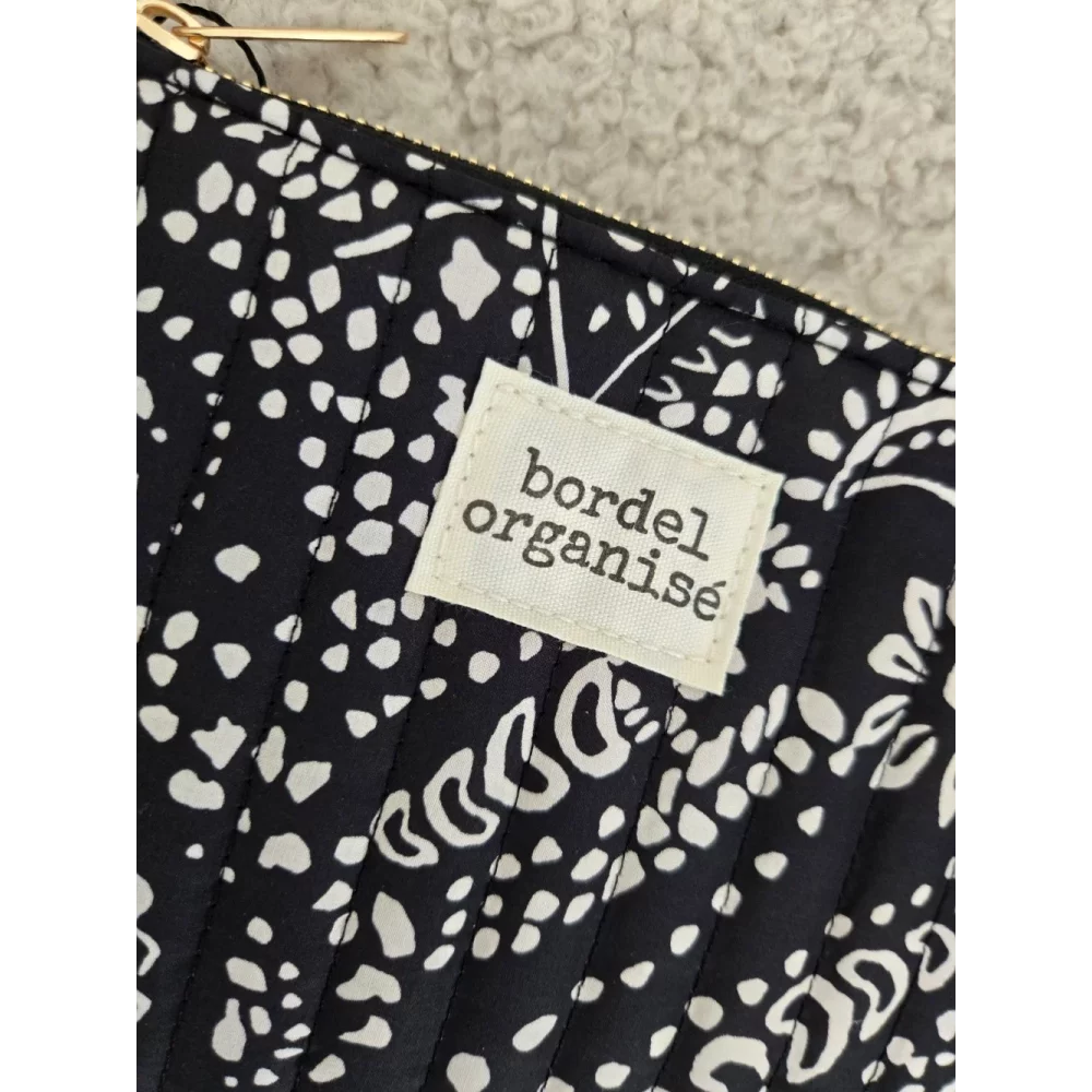 Pochette Trousse noir et blanc Bordel Organisé