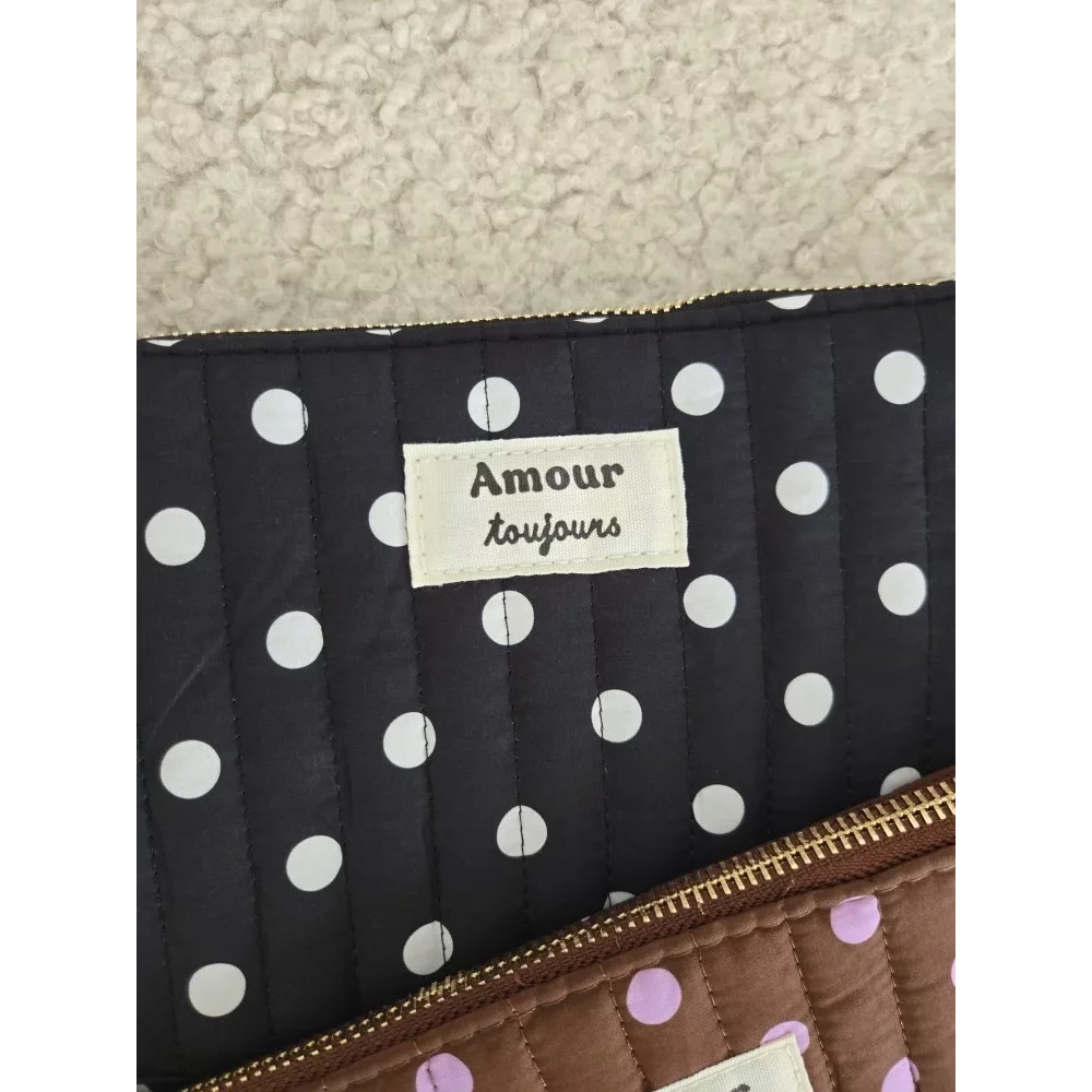 Pochette Trousse à pois Amour Toujours
