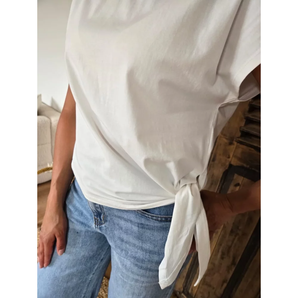 T-shirt Emile blanc à nouer