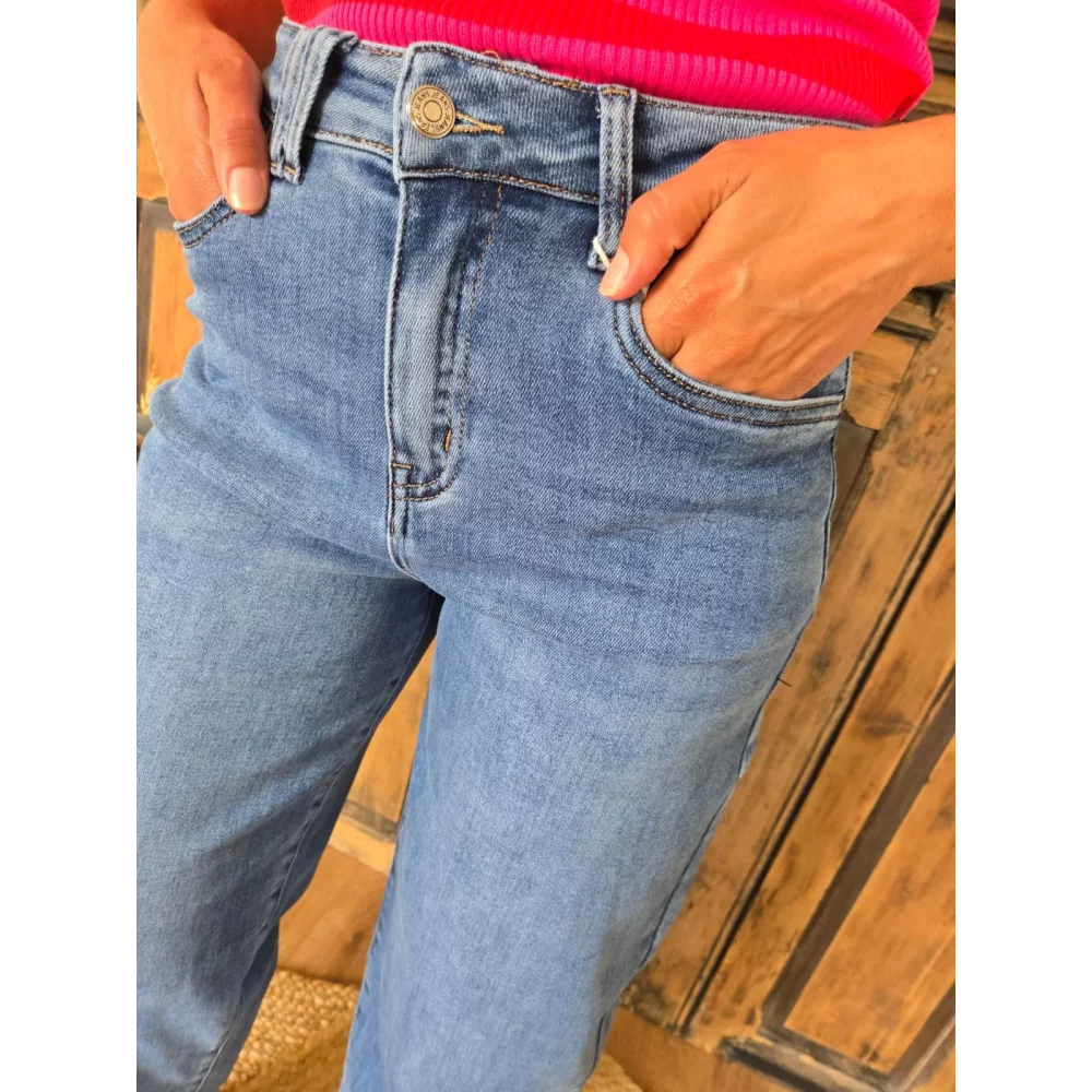 Jean Basile Balloon/Barrel bleu jean