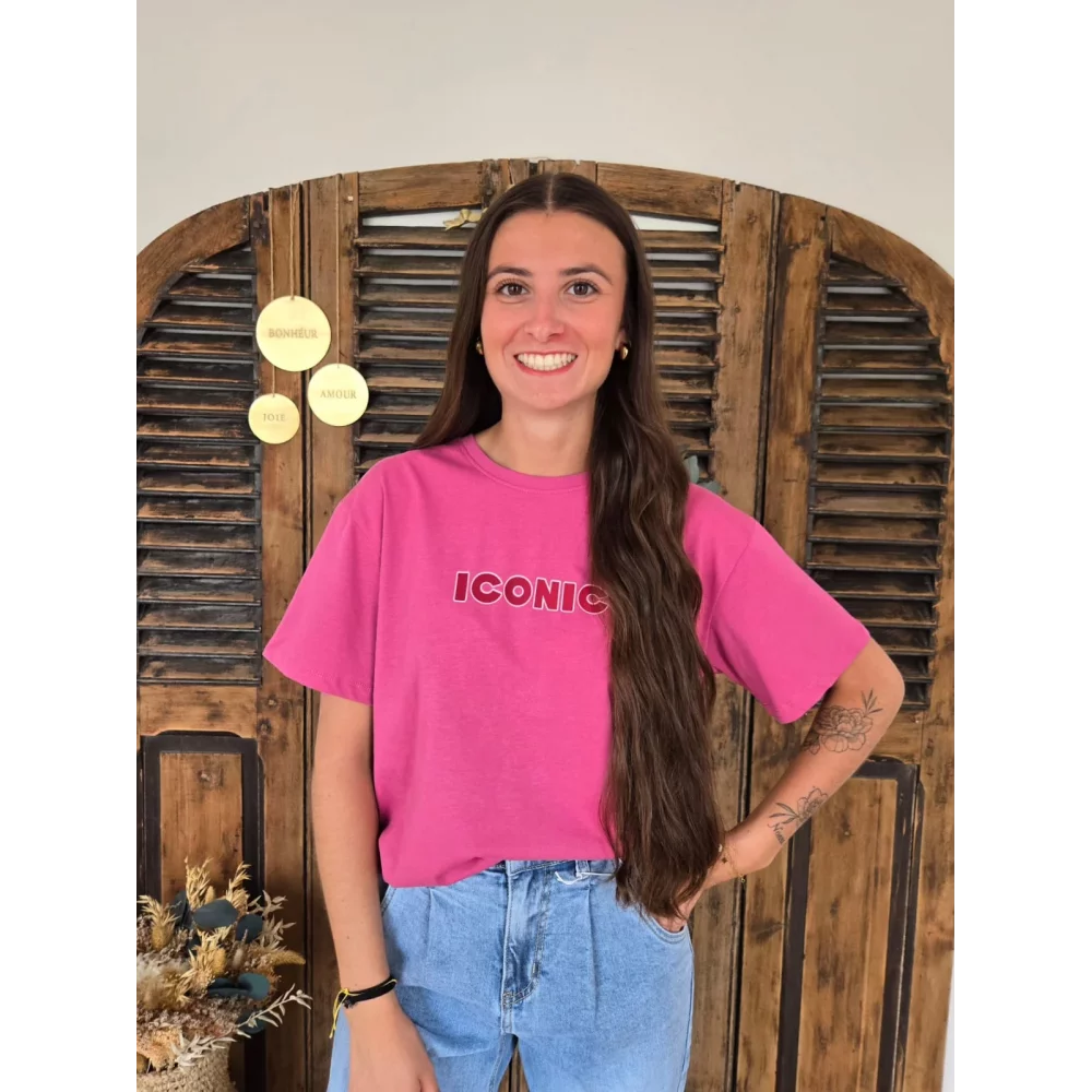 T-shirt Iconic magenta