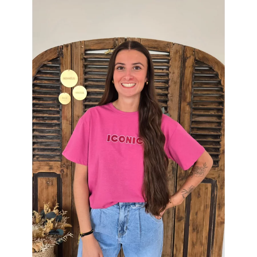 T-shirt Iconic magenta