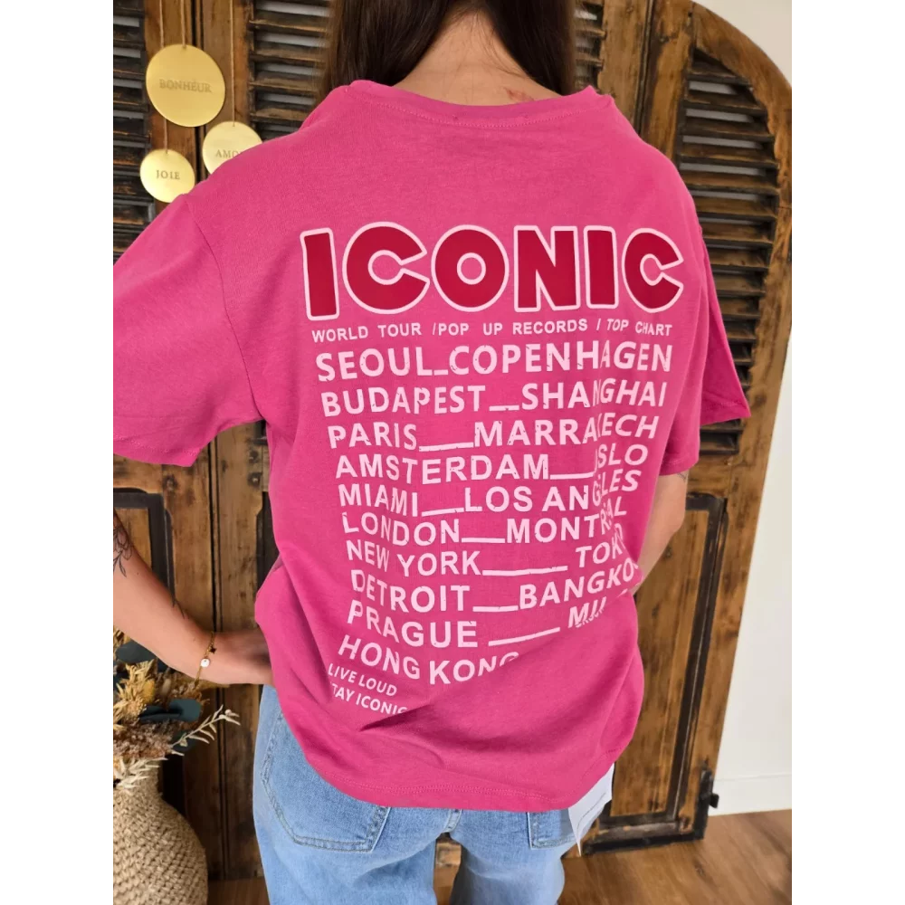 T-shirt Iconic magenta