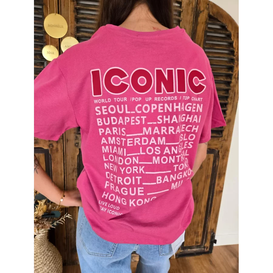 T-shirt Iconic magenta