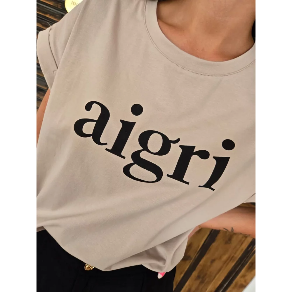 T-shirt Aigrie beige