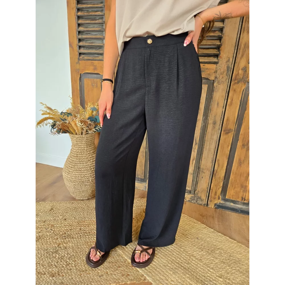 Pantalon fluide Edouard noir