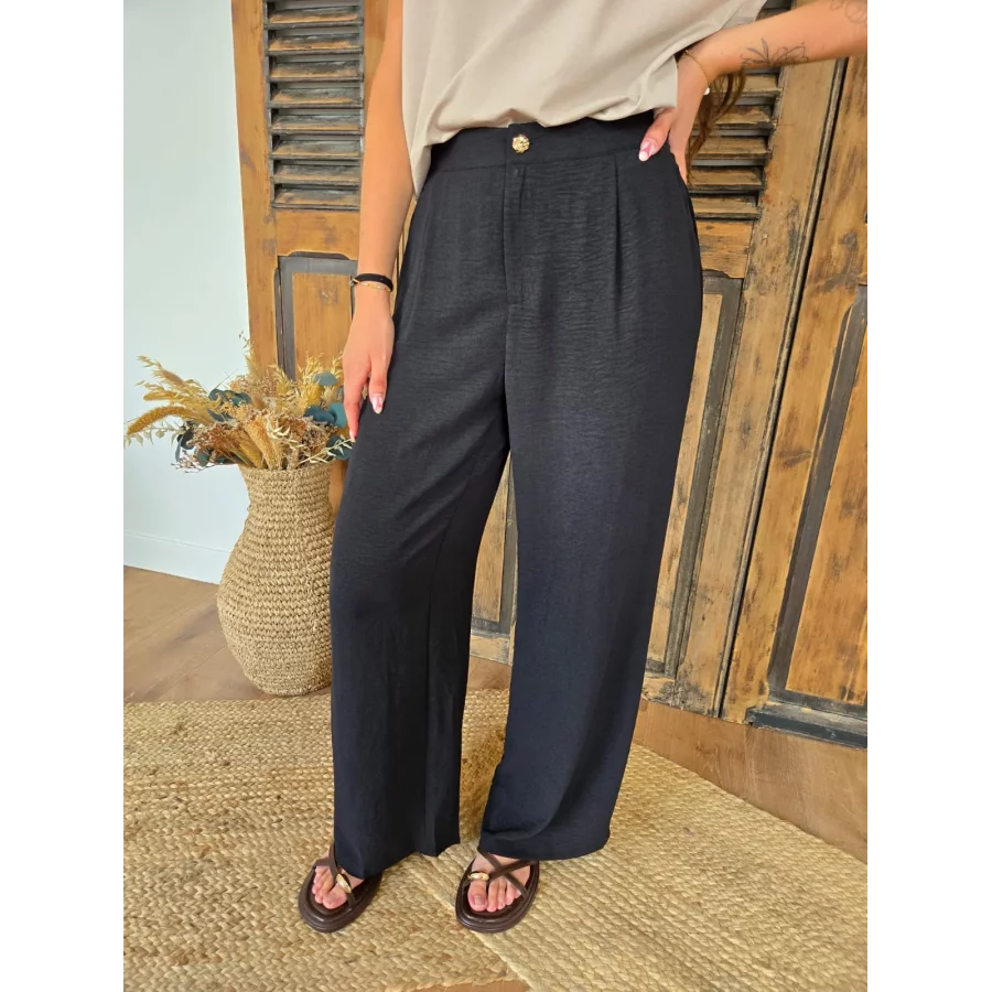 Pantalon fluide Edouard noir