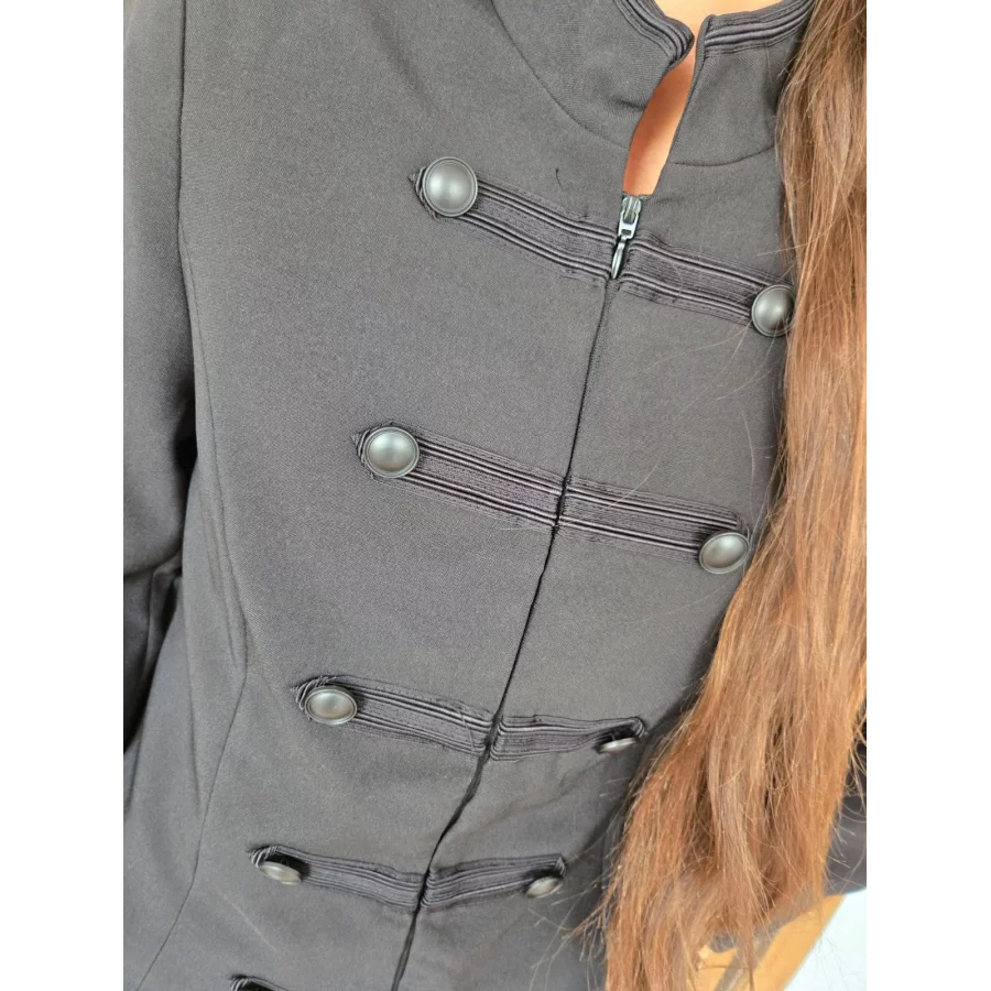 Veste officier Julienne noir