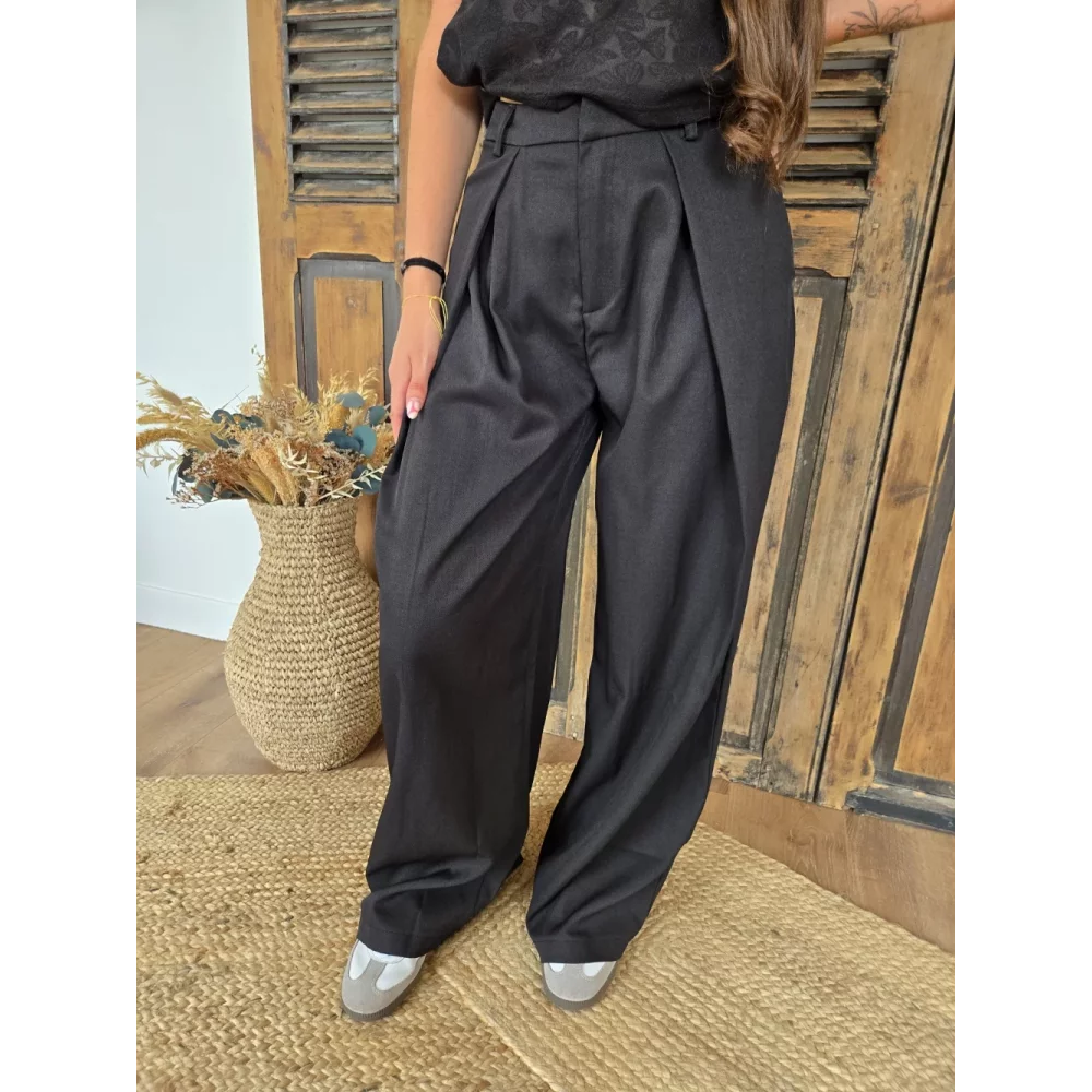 Pantalon tailleur Eugene noir