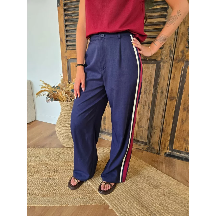 Pantalon Felicien bleu marine