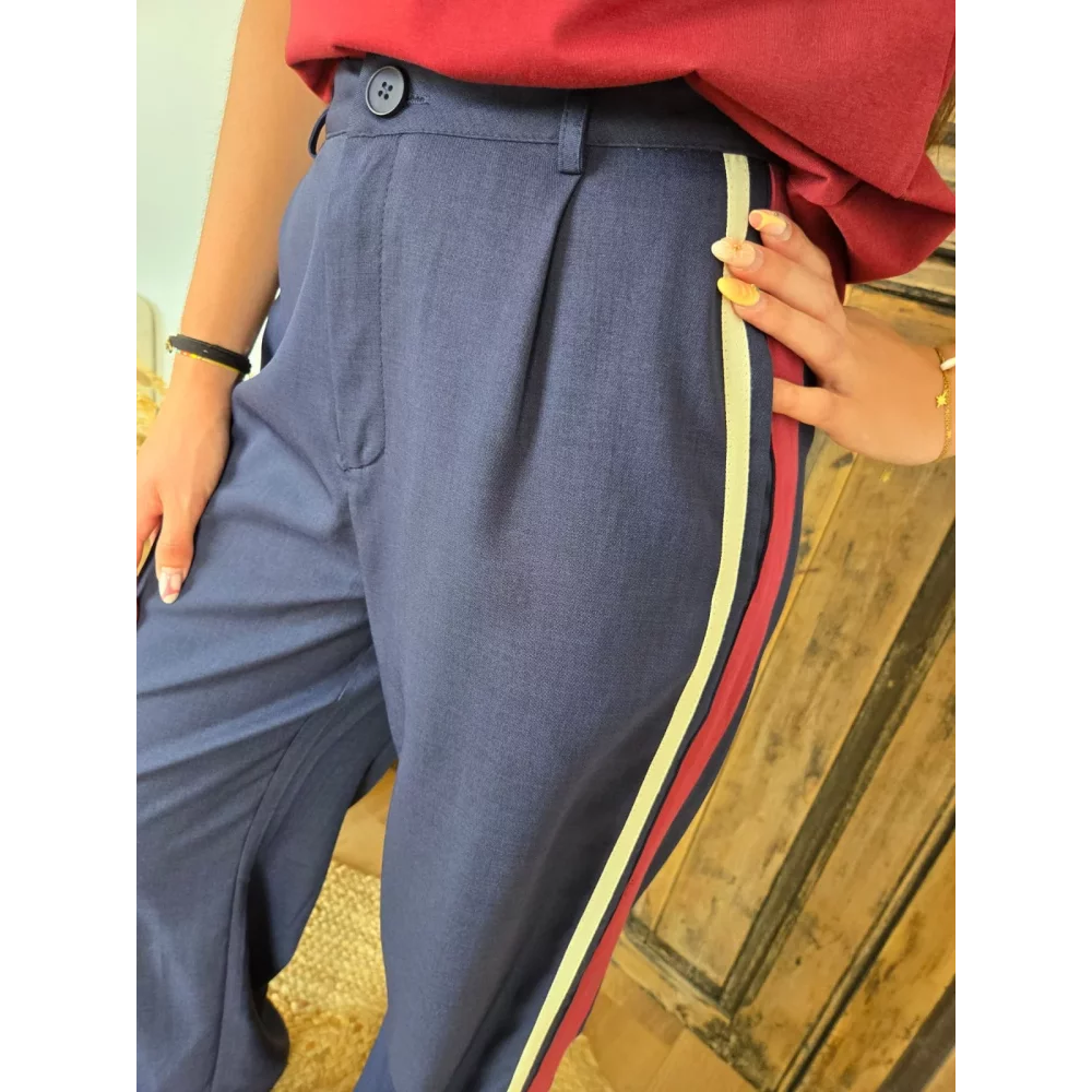 Pantalon Felicien bleu marine