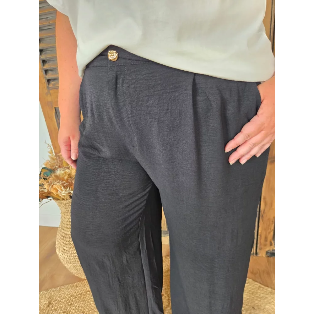 Pantalon fluide Edouard noir